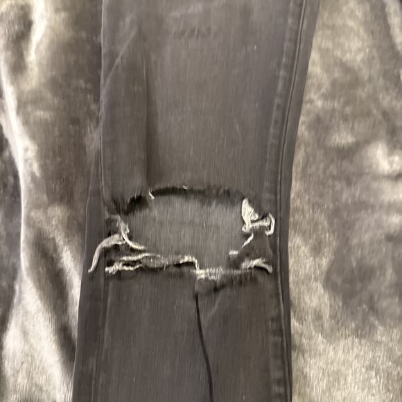 Abercrombie & Fitch Women SZ 25 x30 Super Skinny Jeans Signature Collection blk - Picture 7 of 15